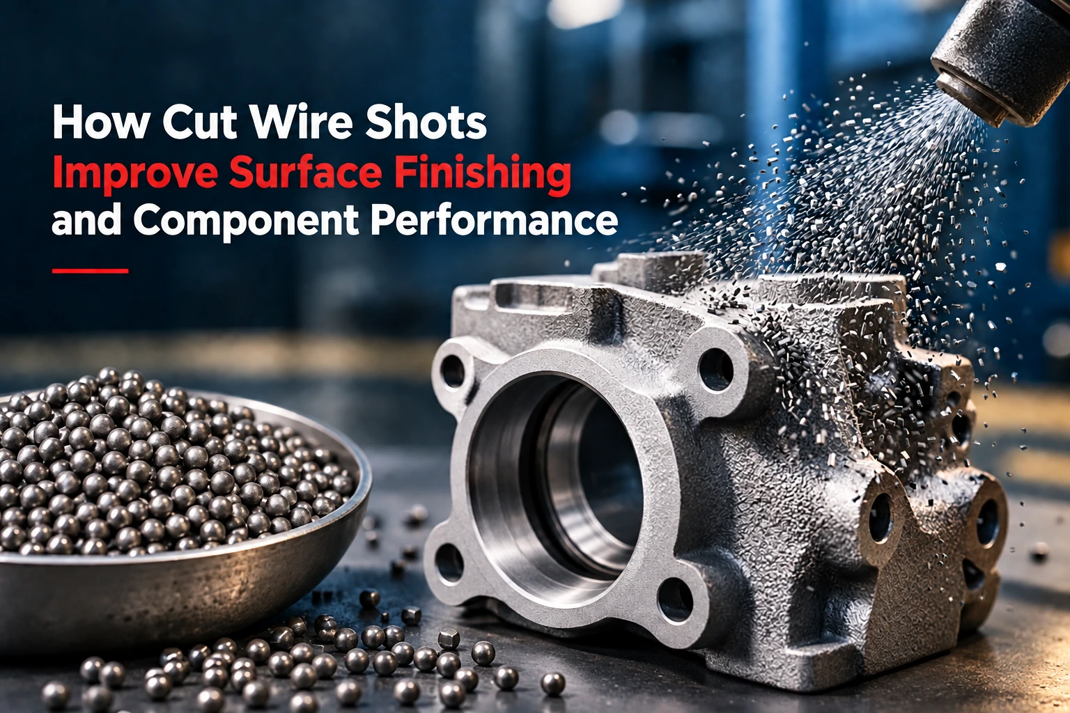 How Cut Wire Shots Improve Surface Finishing and Component Performance